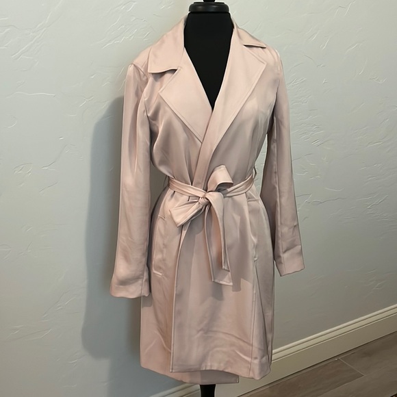 Mauve Trench Coat - Picture 1 of 8